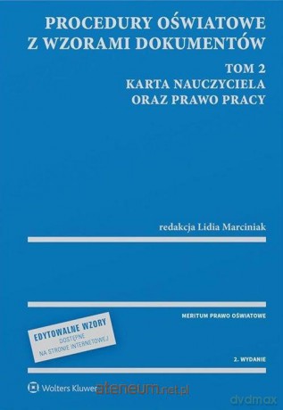 Procedury oświatowe z wzorami dokumentów - Lidia Marciniak [KSIĄŻKA]