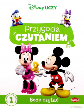 Przygoda z Czytaniem. Myszka Miki. Będę czytać [KSIĄŻKA]