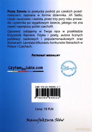 Pusta ziemia - Jiri Sadlo [KSIĄŻKA]