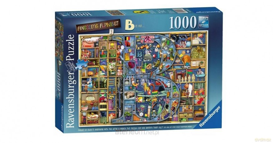 RAVENSBURGER 1000 el. Colin Thompson - Wspaniały alfabet B [PUZZLE]