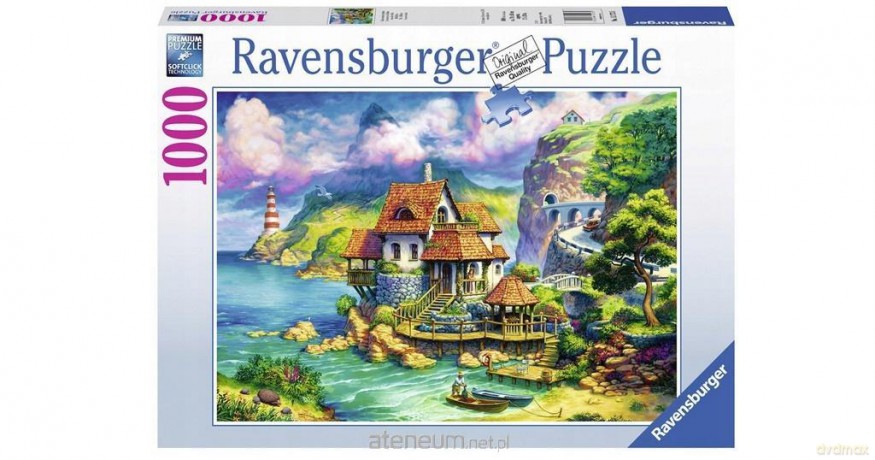 RAVENSBURGER 1000 el. Domek na klifie [PUZZLE]