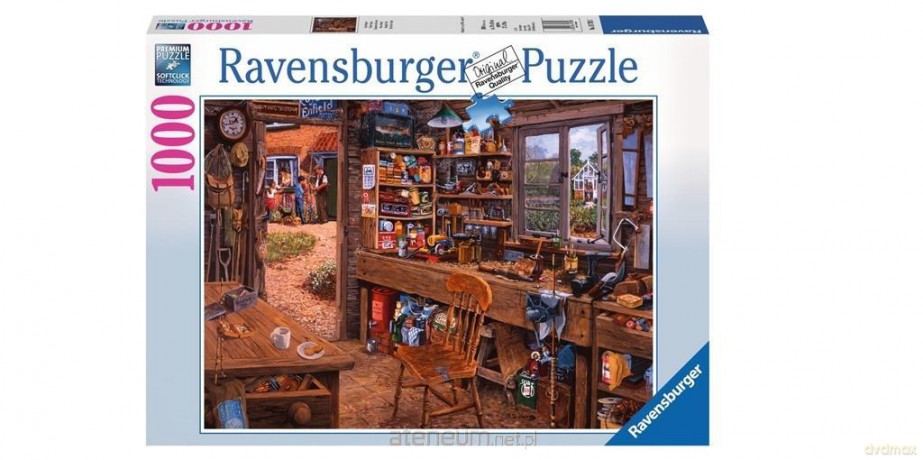 RAVENSBURGER 1000 el. Dziadkowa szopa [PUZZLE]