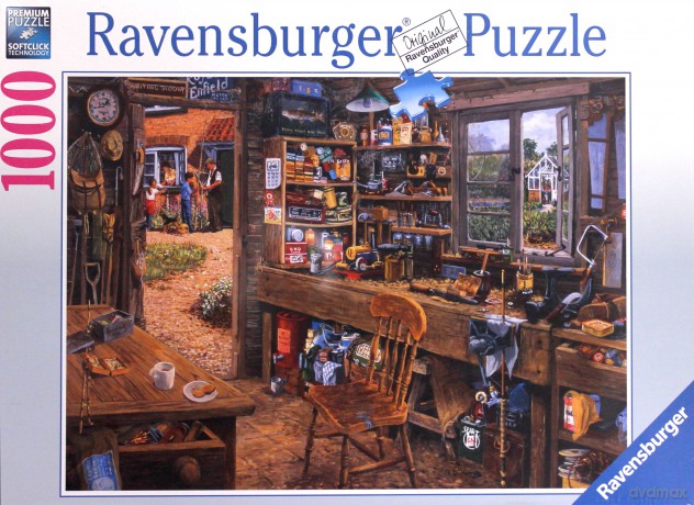 RAVENSBURGER 1000 el. Dziadkowa szopa [PUZZLE]