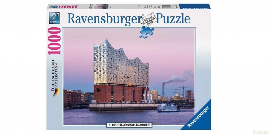 RAVENSBURGER 1000 el. Filharmonia w Hamburgu [PUZZLE]