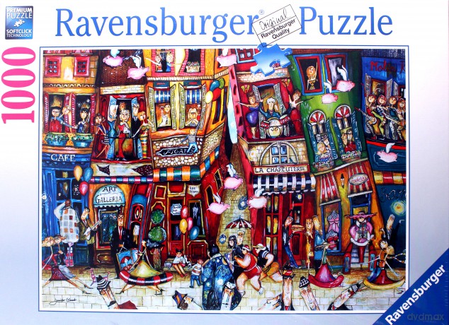 RAVENSBURGER 1000 el. Fruwające świnie [PUZZLE]