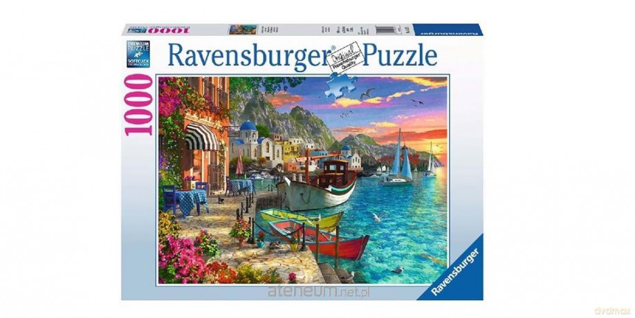 RAVENSBURGER 1000 el. Greckie nabrzeże [PUZZLE]