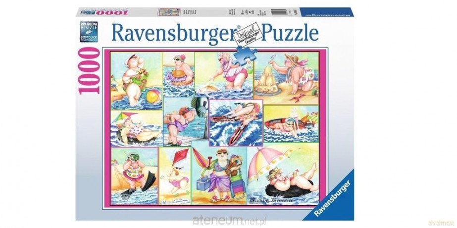 RAVENSBURGER 1000 el. Kąpielisko pięknych [PUZZLE]