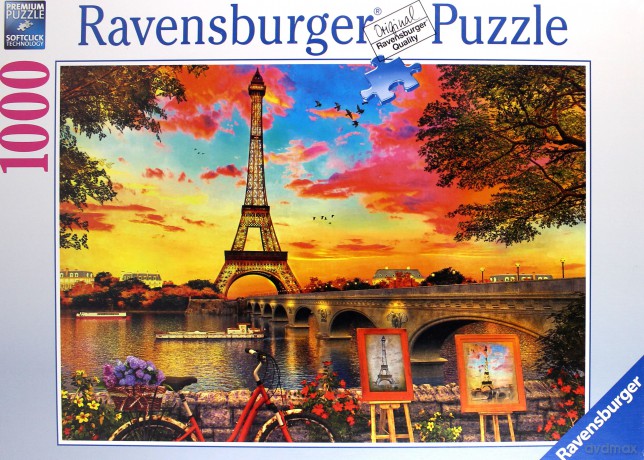 RAVENSBURGER 1000 el. Nabrzeże Sekwany [PUZZLE]