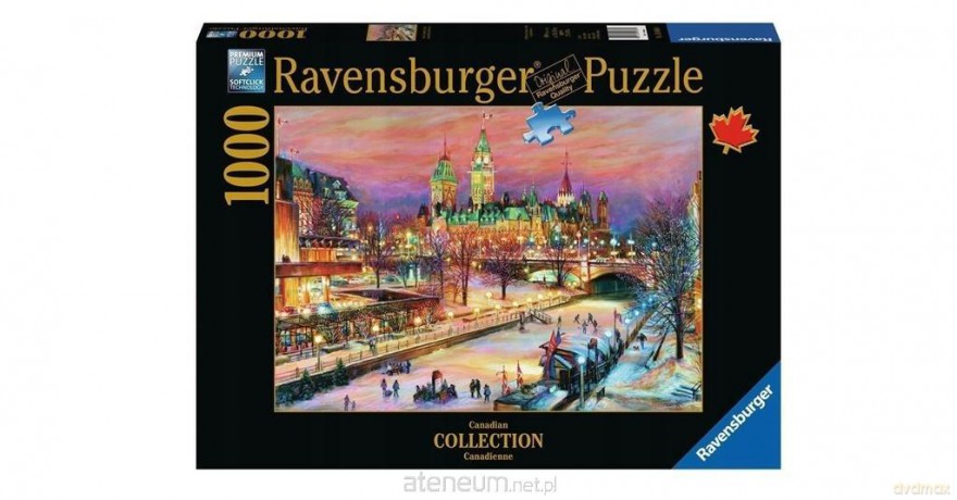 RAVENSBURGER 1000 el. Ottawa zimowy festiwal [PUZZLE]