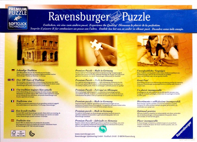 RAVENSBURGER 1000 el. Pomysłowość [PUZZLE]