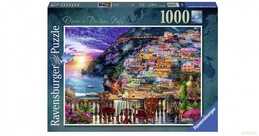 RAVENSBURGER 1000 el. Positano Włochy [PUZZLE]