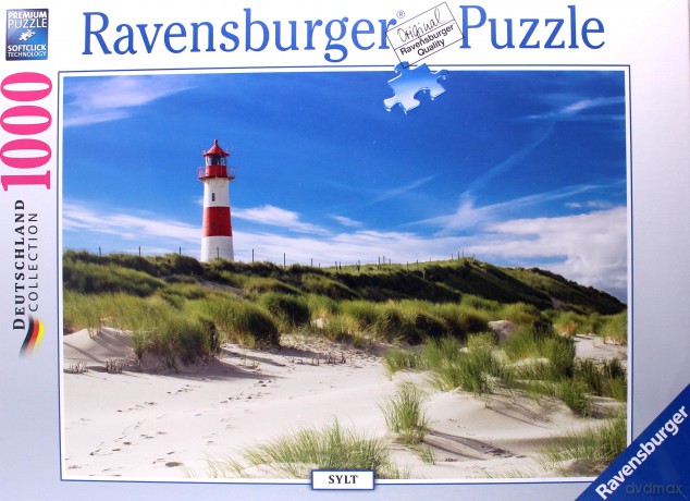 RAVENSBURGER 1000 el. Sylt - wyspa niemiecka [PUZZLE]