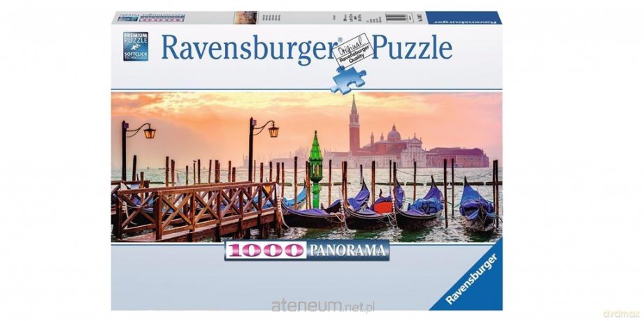 RAVENSBURGER 1000 el. Weneckie gondole [PUZZLE]