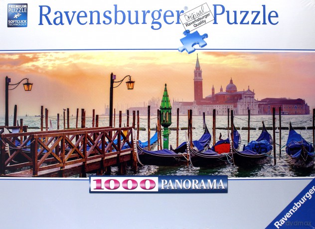 RAVENSBURGER 1000 el. Weneckie gondole [PUZZLE]