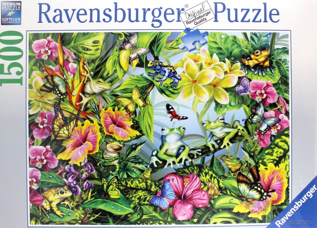 RAVENSBURGER 1500 el. Znajdź żaby [PUZZLE]