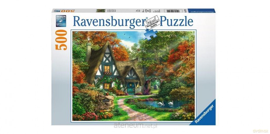 RAVENSBURGER 500 el. Domek wiejski jesienią [PUZZLE]