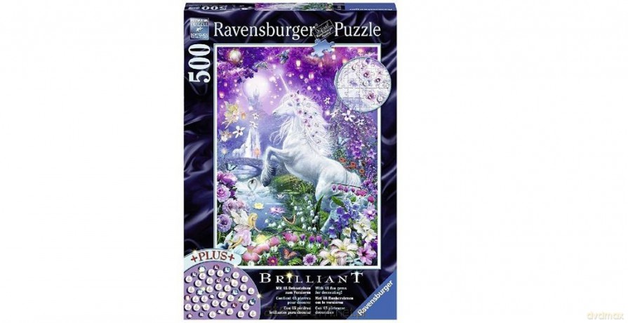 RAVENSBURGER 500 el. Jednorożec w błyszczącym lesie [PUZZLE]