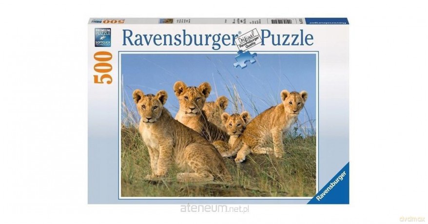 RAVENSBURGER 500 el. Lwiątka [PUZZLE]
