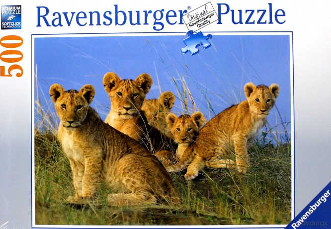 RAVENSBURGER 500 el. Lwiątka [PUZZLE]