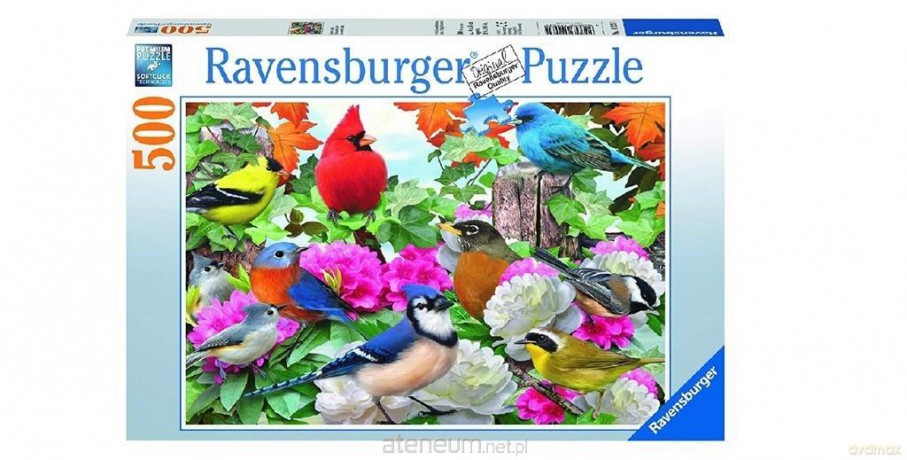 RAVENSBURGER 500 el. Ogrodowe ptaki [PUZZLE]