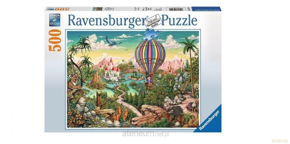 RAVENSBURGER 500 el. Podróż balonem [PUZZLE]