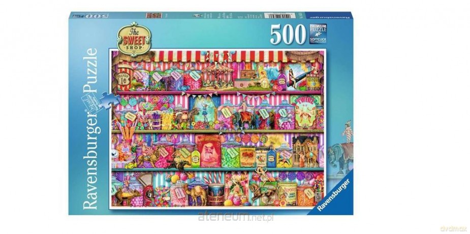 RAVENSBURGER 500 el. Sklep ze słodyczami [PUZZLE]
