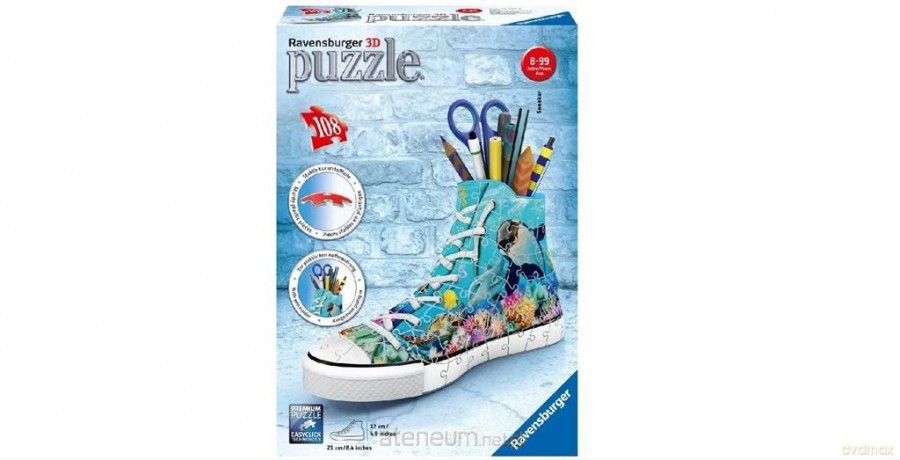RAVENSBURGER Puzzle 3D Podwodny świat 108 trampek [PUZZLE]