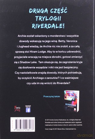 Riverdale (Tom 2) Powrót nad Shadow Lake - Ostow Micol [KSIĄŻKA]