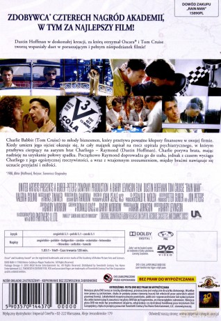 Rain Man (polski lektor) [DVD]