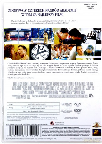 Rain Man (polski lektor) [DVD]