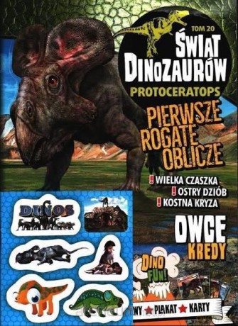 Świat Dinozaurów (Tom 20) Protoceratops [KSIĄŻKA]