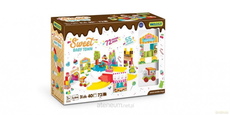 Trasa z klockami Sweet Baby Town [KLOCKI]