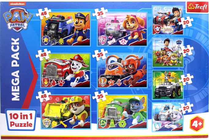 TREFL 10w1 Ekipa Psiego Patrolu [PUZZLE]