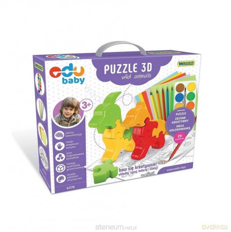 WADER Zoo Puzzle 3D Wild animals [PUZZLE]