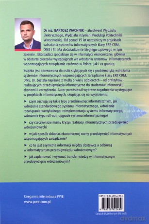 Wdrażanie systemów informatycznych wspomagaj - Bartosz Wachnik [KSIĄŻKA]