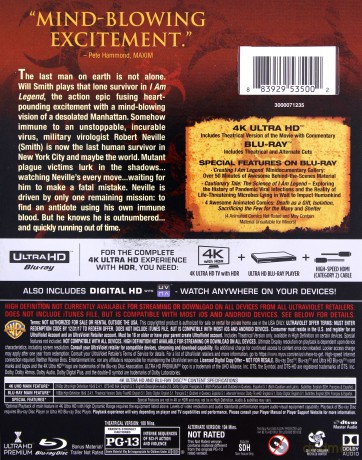 Jestem legendą [Blu-Ray 4K]+[Blu-Ray]