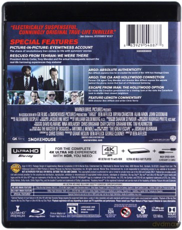 Operacja Argo [Blu-Ray 4K]+[Blu-Ray]