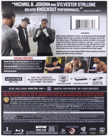 Creed: Narodziny legendy [Blu-Ray 4K]+[Blu-Ray]