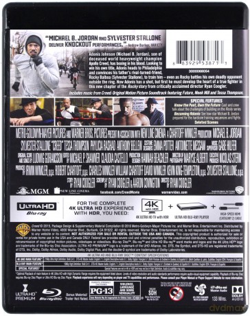 Creed: Narodziny legendy [Blu-Ray 4K]+[Blu-Ray]