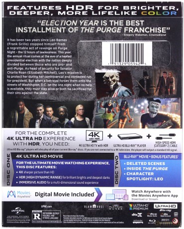 The Purge: Election Year (Noc oczyszczenia: Czas wyboru) [Blu-Ray 4K]+[Blu-Ray]