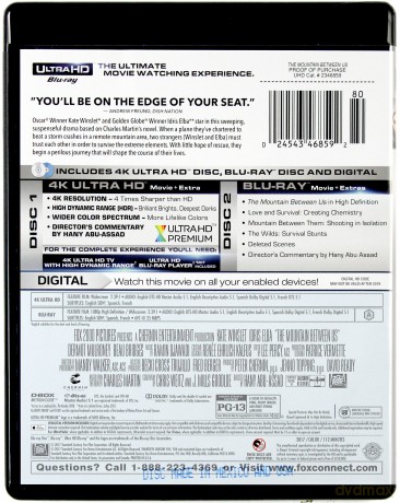 Pomiędzy nami góry [Blu-Ray 4K]+[Blu-Ray]
