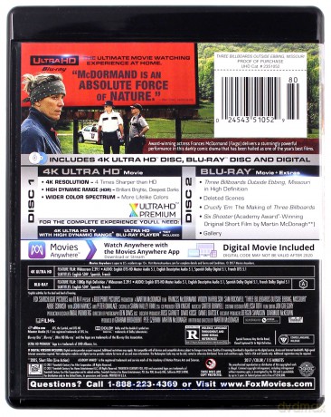 Trzy billboardy za Ebbing, Missouri [Blu-Ray 4K]+[Blu-Ray]