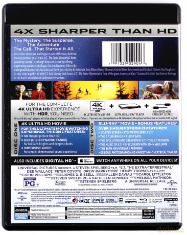 E.T.: The Extra-Terrestrial [Blu-Ray 4K]+[Blu-Ray]
