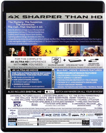 E.T.: The Extra-Terrestrial [Blu-Ray 4K]+[Blu-Ray]