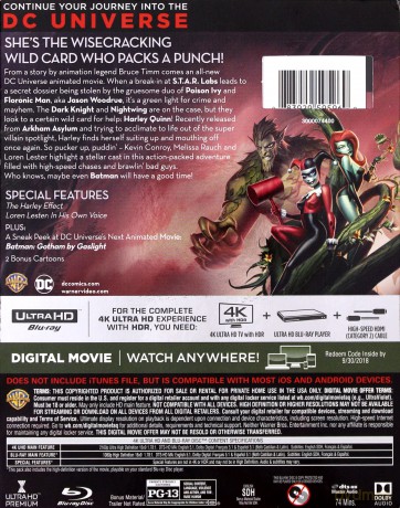 Batman and Harley Quinn [Blu-Ray 4K]+[Blu-Ray]