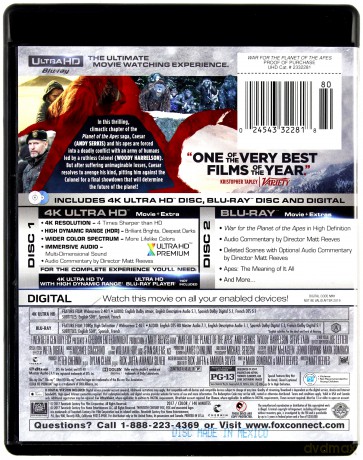 Wojna o Planetę Małp [Blu-Ray 4K]+[Blu-Ray]