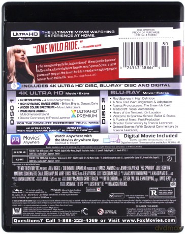 Czerwona jaskółka [Blu-Ray 4K]+[Blu-Ray]