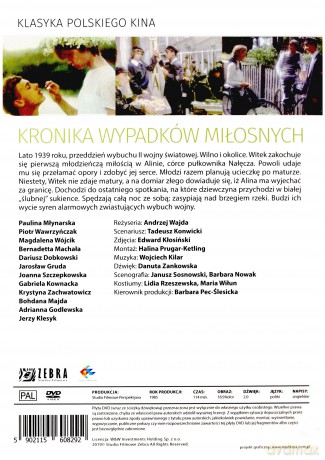 Kronika wypadków miłosnych [DVD]