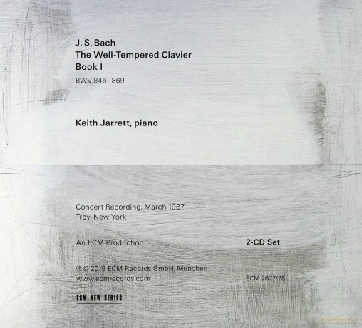 Keith Jarrett: Bach: Well Tempered Clavier [2CD]