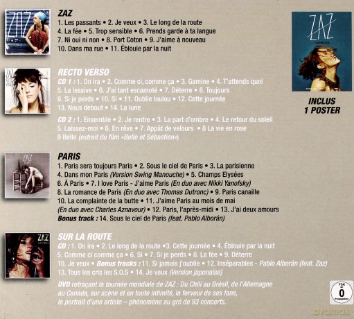 Zaz: Coffret [4CD]+[DVD]